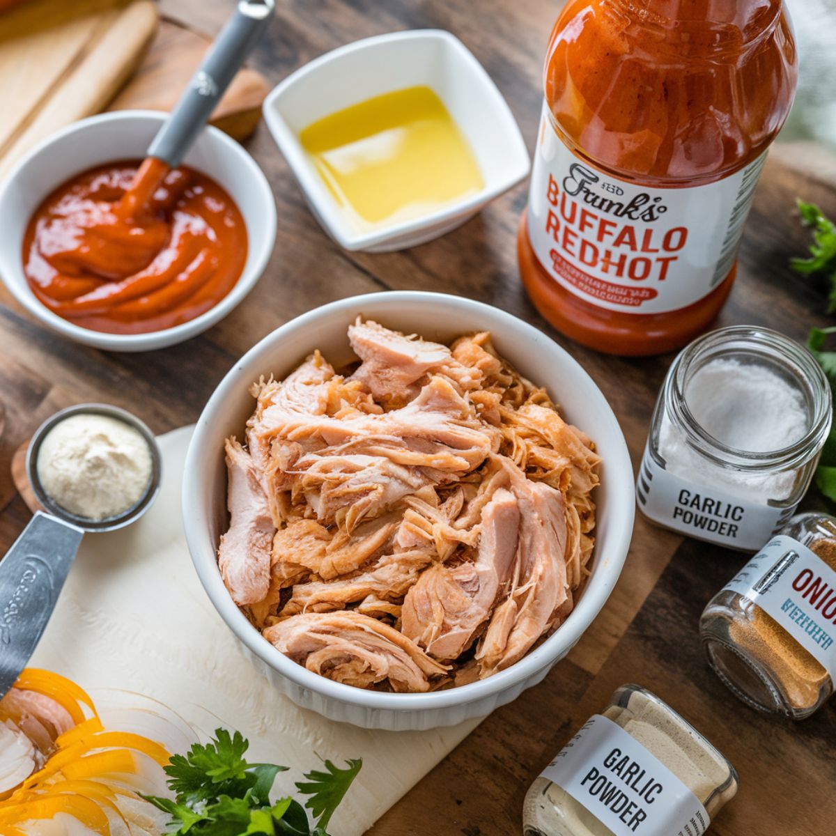 Ingredients
For the Buffalo Chicken