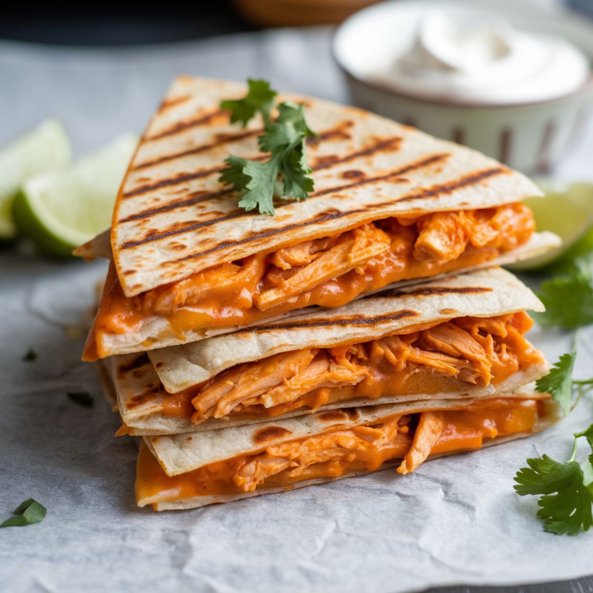 Buffalo Chicken Quesadilla