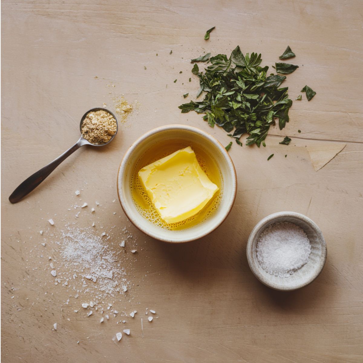 Ingredients For the Garlic Butter Topping