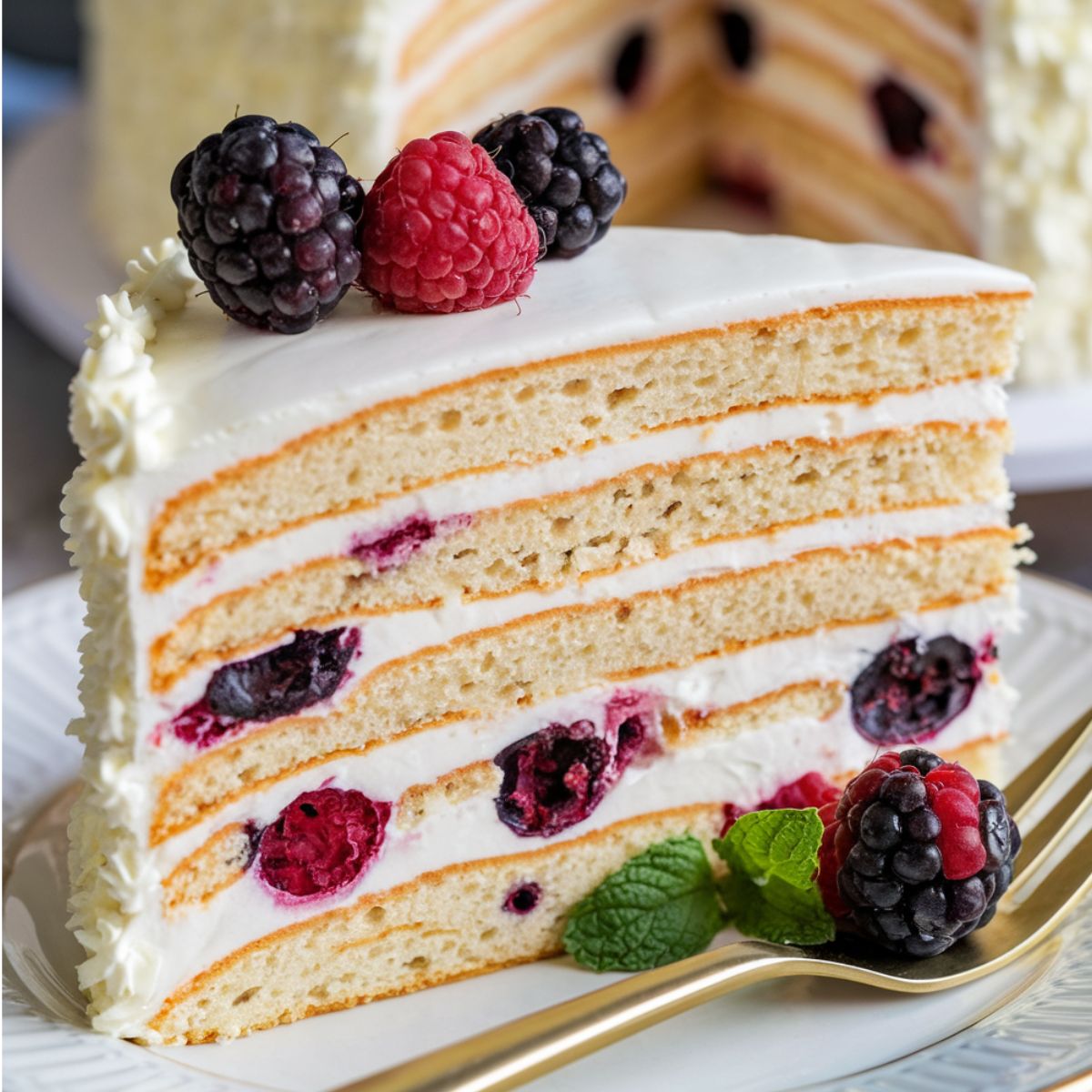 Berry Chantilly Cake Recipe