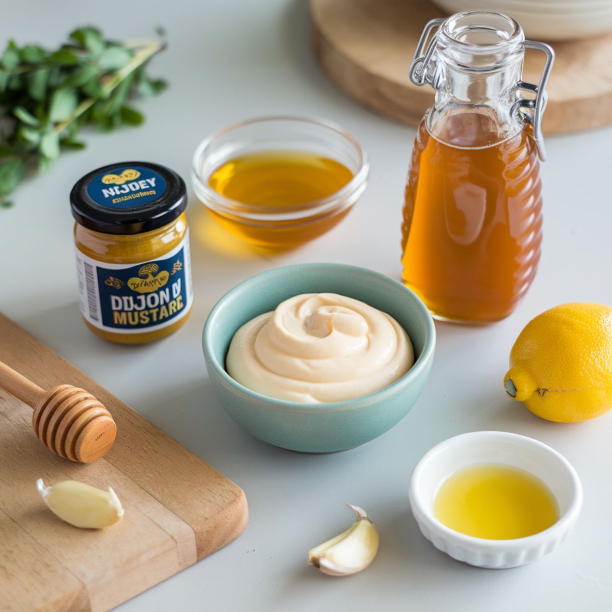 Ingredients For the Honey Mustard Sauce
