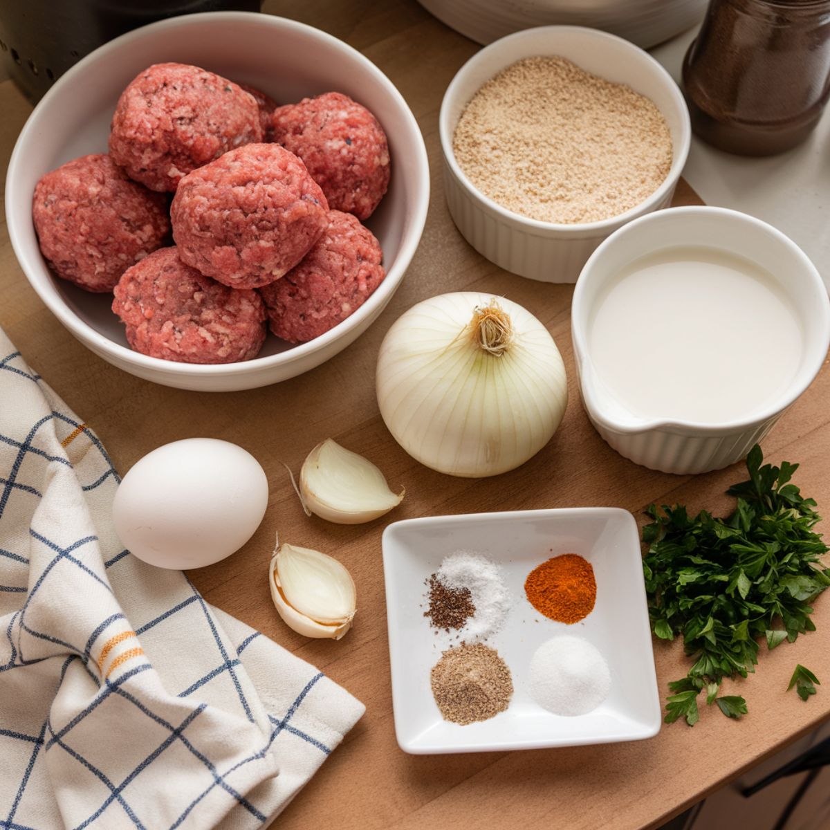 Ingredients
the Meatballs