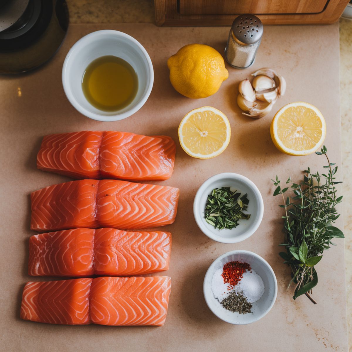 Ingredients
the Salmon