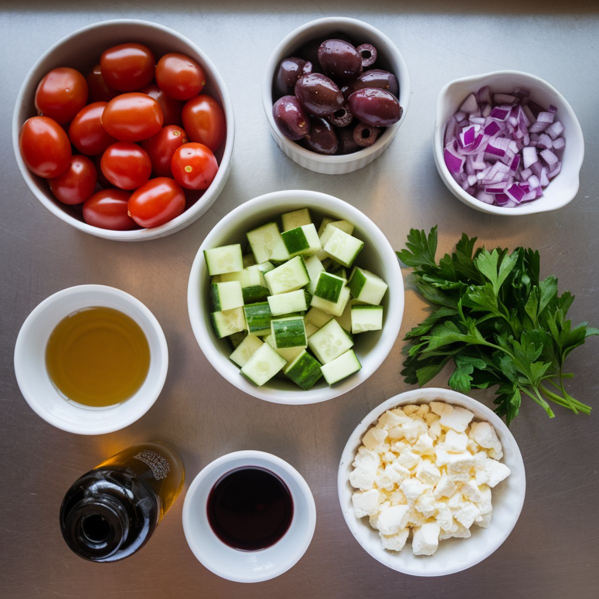 Ingredients
For the Mediterranean Topping:

