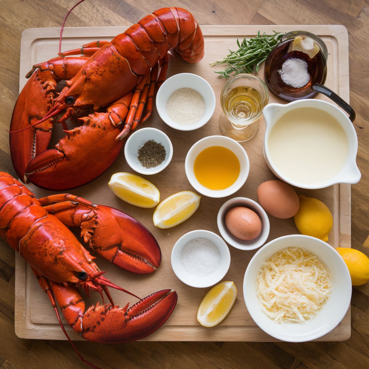 Ingredients for the Lobster