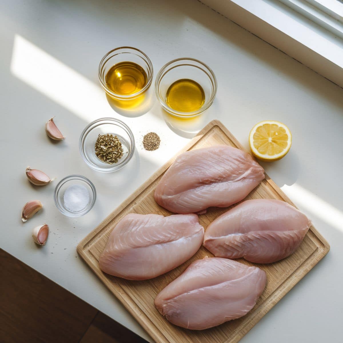 Ingredients
For the Chicken and Marinade