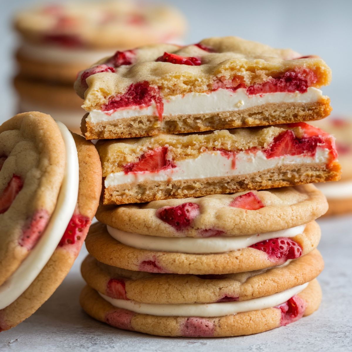 Strawberry Cheesecake Cookies Recipe