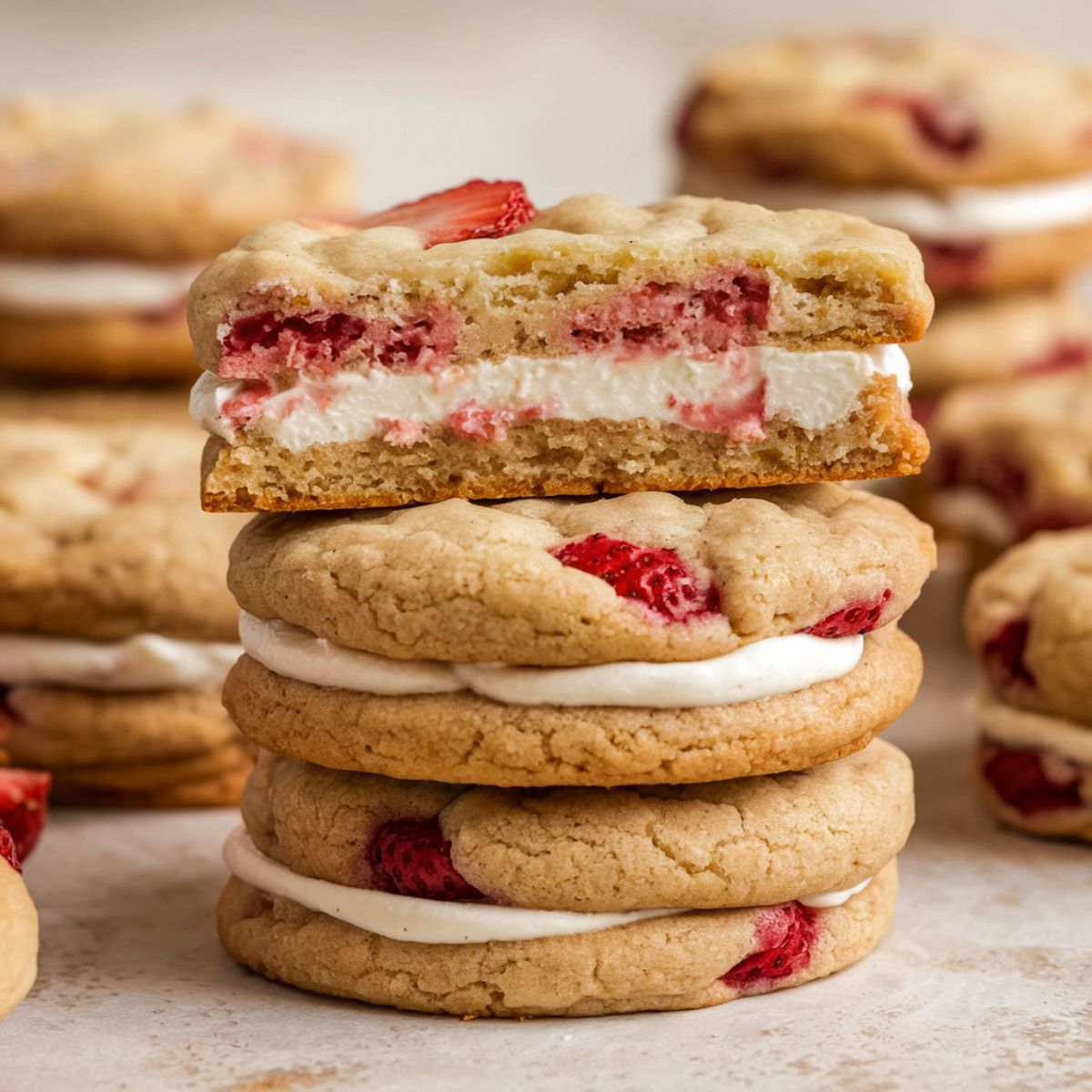 Strawberry Cheesecake Cookies Recipe