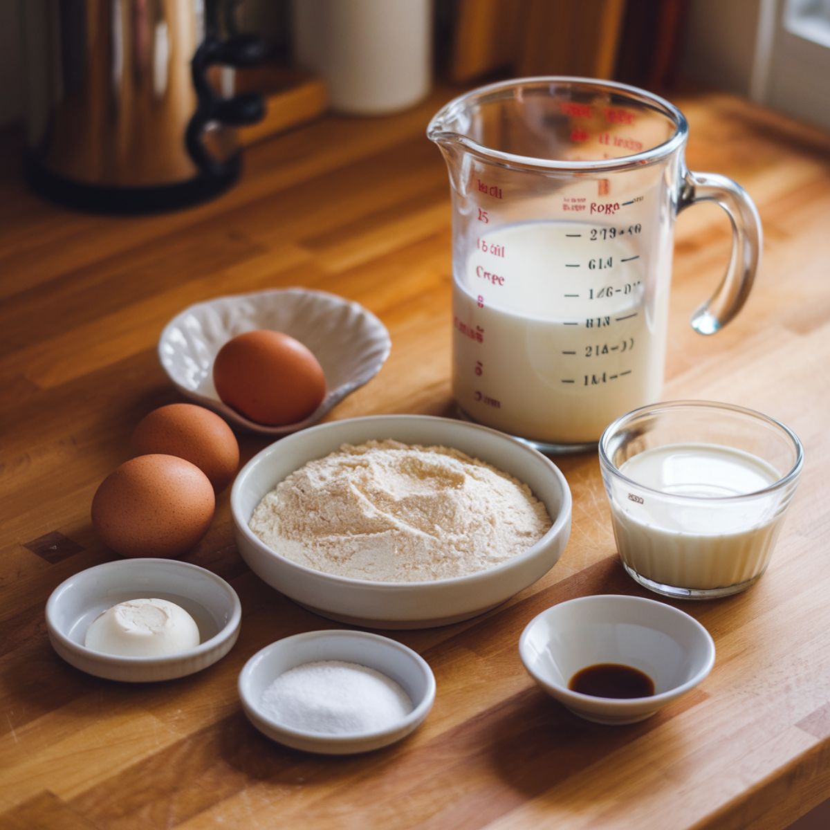 Ingredients
For the Crepe Batter