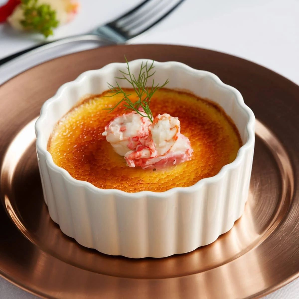 Crab Brulee Recipe