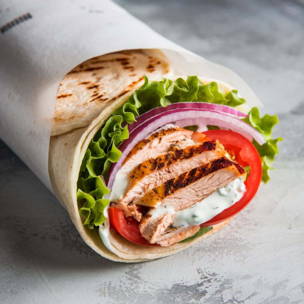 Grilled Chicken Wrap Recipe