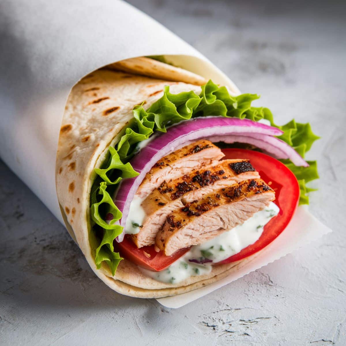 Grilled Chicken Wrap