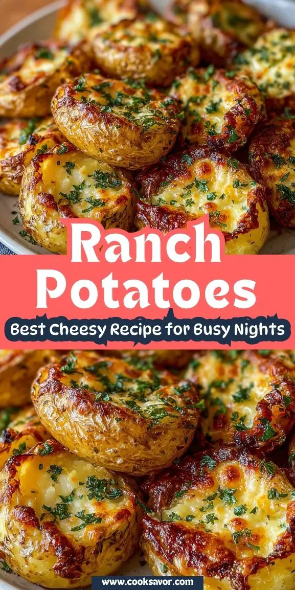 Quick & Easy Ranch Potatoes Recipe – Crispy & Irresistible